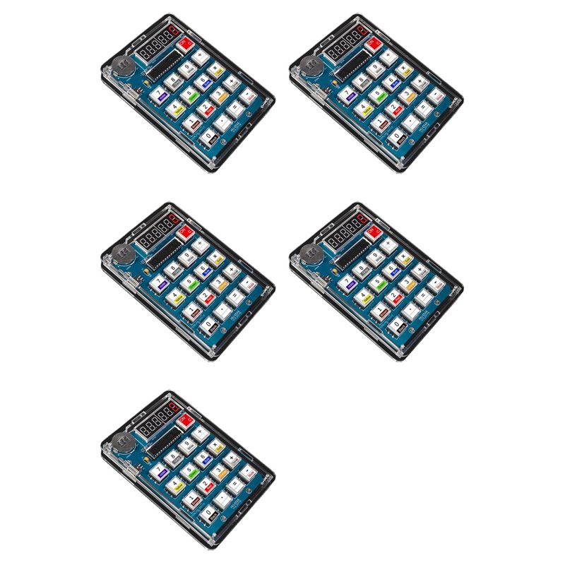 Homemade Diy Electronics - QWE-5X Hesap Makinesi DIY Kiti 51