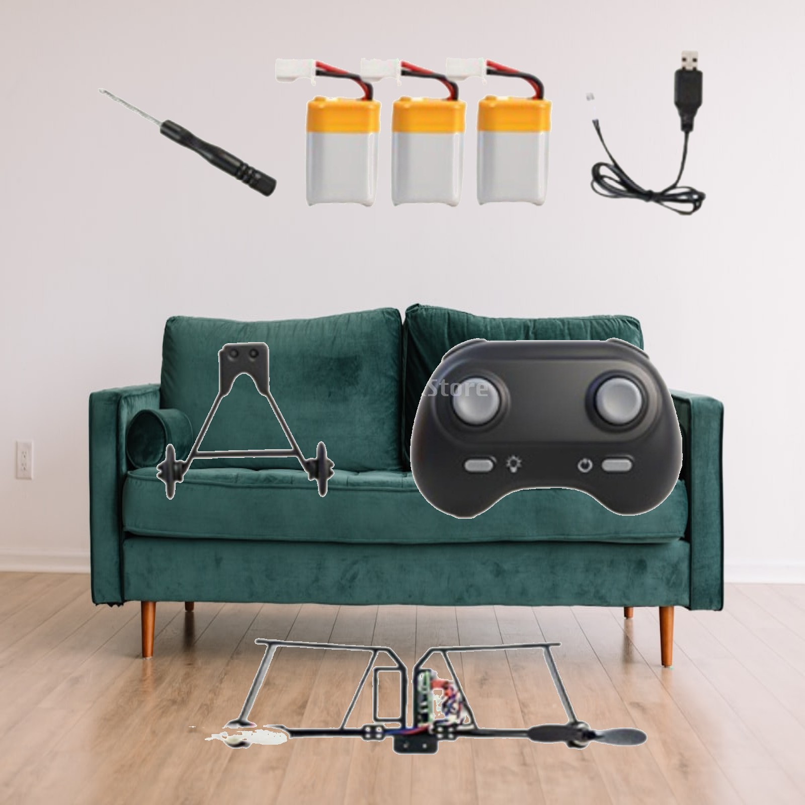 Diy Electronics Kits For Beginners - Uzaktan Kumandalı Model Uçak DIY Planör