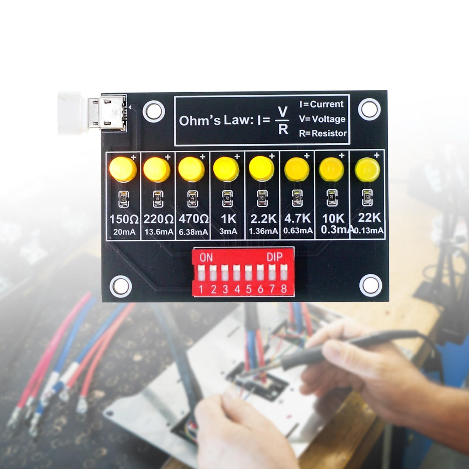 Diy Electronics Learning Kit - DIY Lehimleme Pratik Seti Ohm Yasası