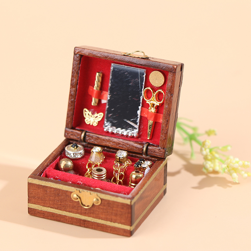 Diy Electronics Housing - 1:12 Dollhouse Minyatür Aksesuarları Mini Ahşap