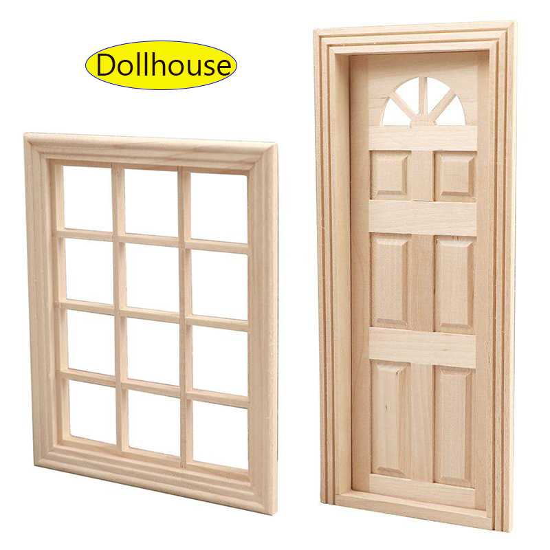 Diy Electronics Housing - 1 Takım Mobilya Aksesuarları 1/12 Ahşap