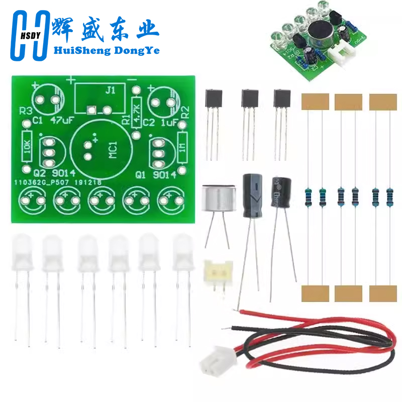 3V-5.5V Sesle Etkinleştirilen  - Diy Electronics Learning Kit incelemesi ve fiyatı