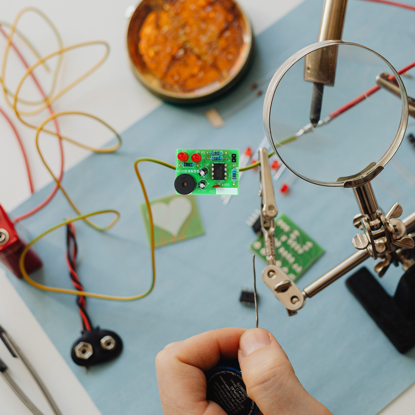 5 takım Lehimleme Eğitim Seti  - Diy Electronics Kits For Beginners incelemesi ve fiyatı