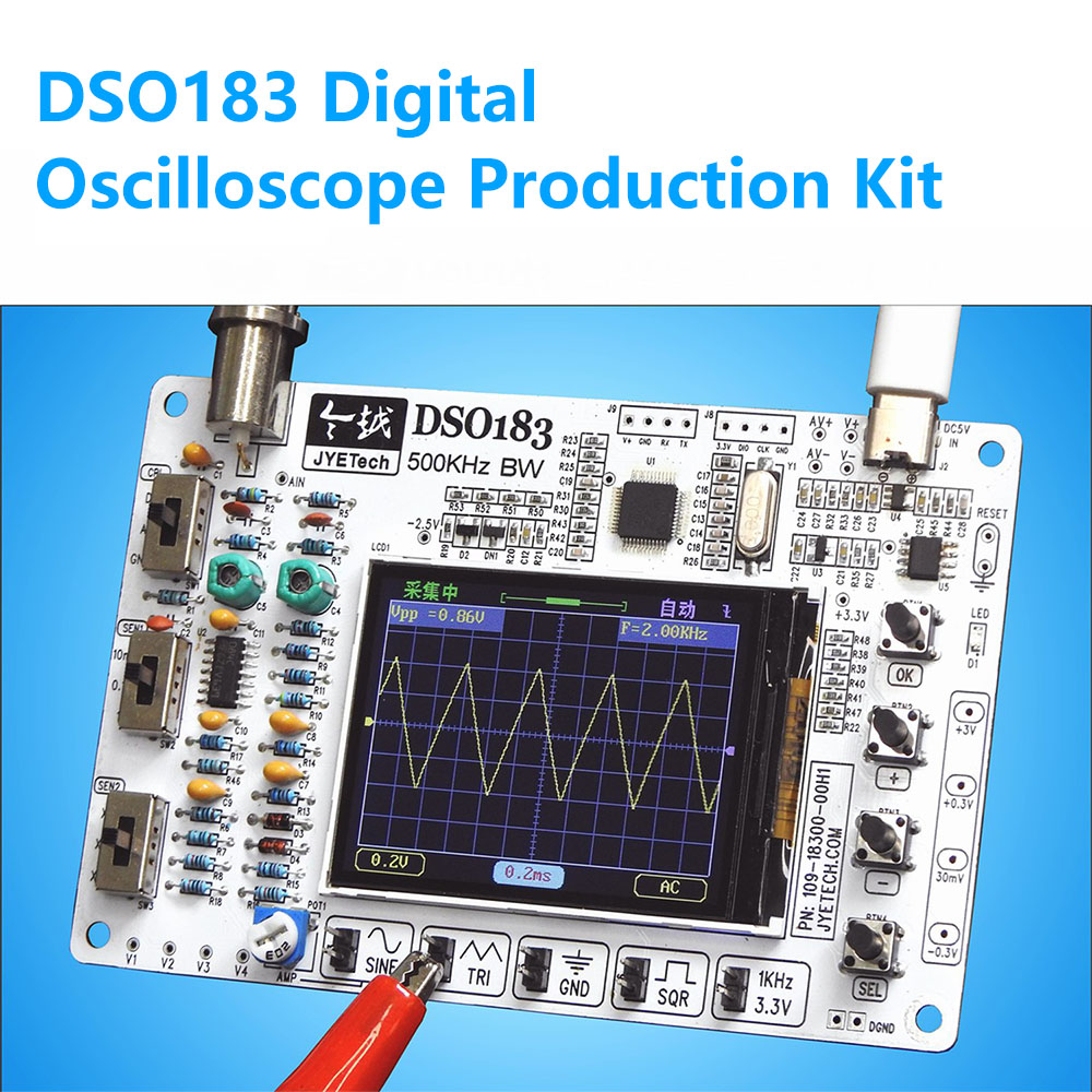 DC 5 V DSO183 Dijital Osilosko - Diy Electronics Kits For Beginners incelemesi ve fiyatı