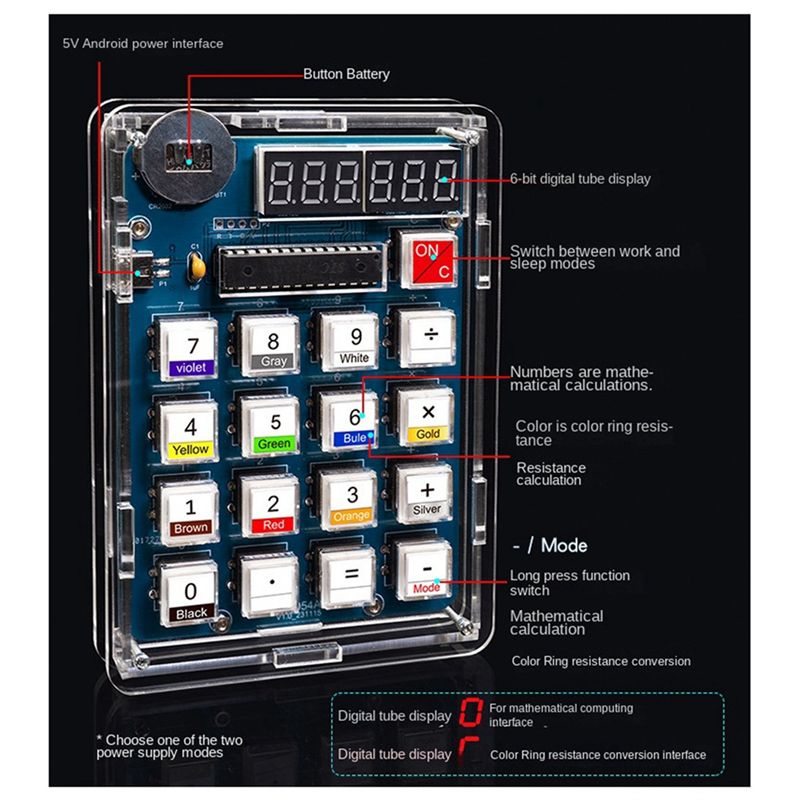 【HOT A69Z!】Hesap Makinesi DIY  - Homemade Diy Electronics incelemesi ve fiyatı