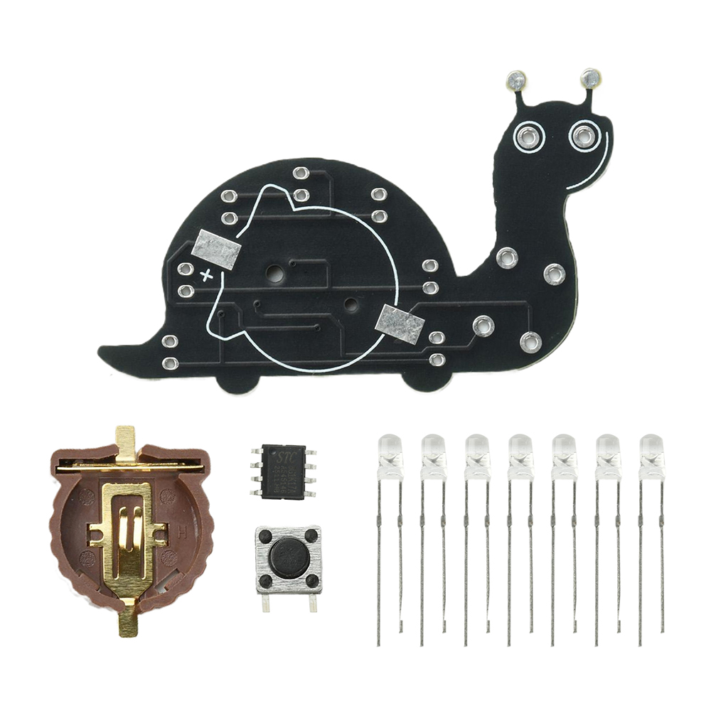 Salyangoz LED Akan Işık Lehiml - Diy Electronics Kits For Beginners incelemesi ve fiyatı