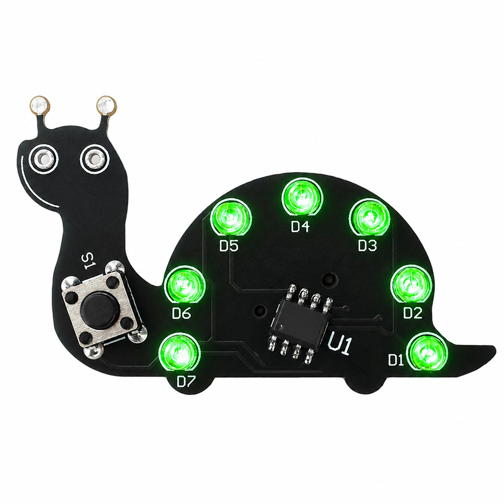 Salyangoz LED Akan Işık Lehiml - Diy Electronics Kits For Beginners incelemesi ve fiyatı