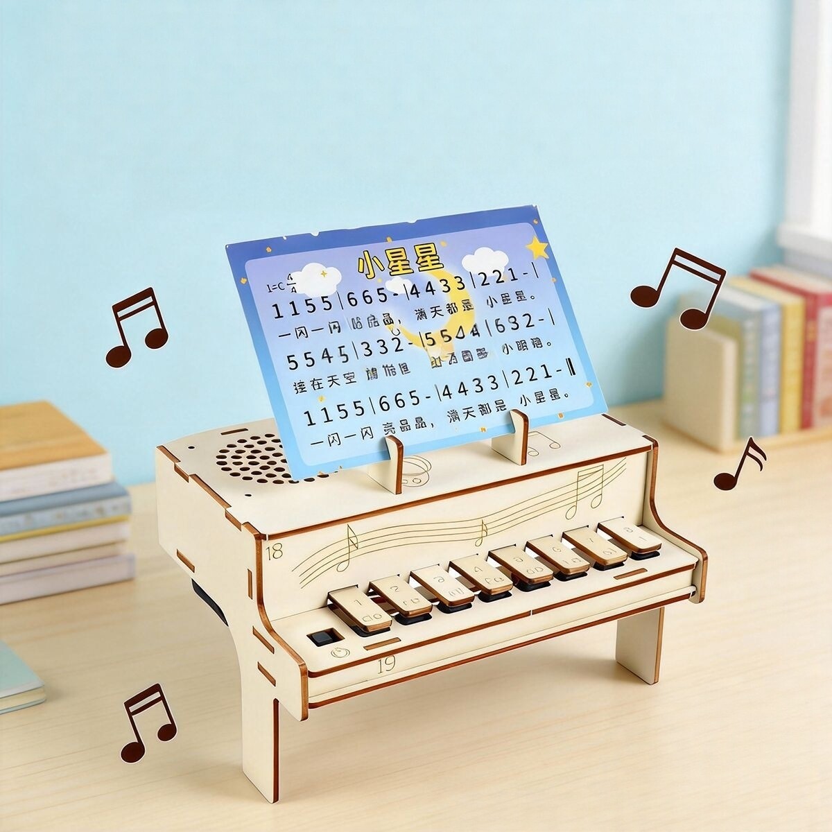 DIY Ahşap Elektronik Piyano Mo - Diy Electronics Learning Kit incelemesi ve fiyatı
