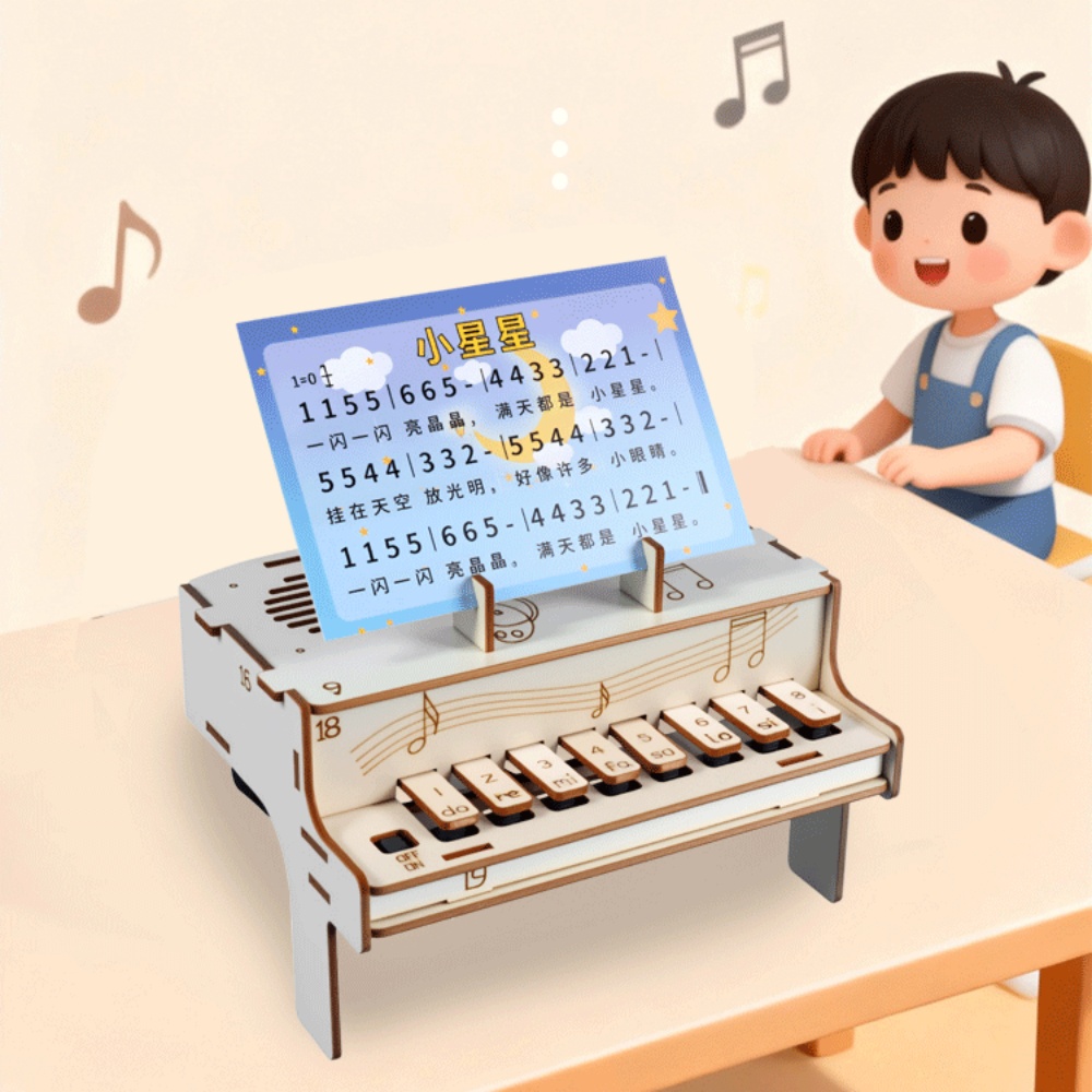 DIY Ahşap Elektronik Piyano Mo - Diy Electronics Learning Kit incelemesi ve fiyatı