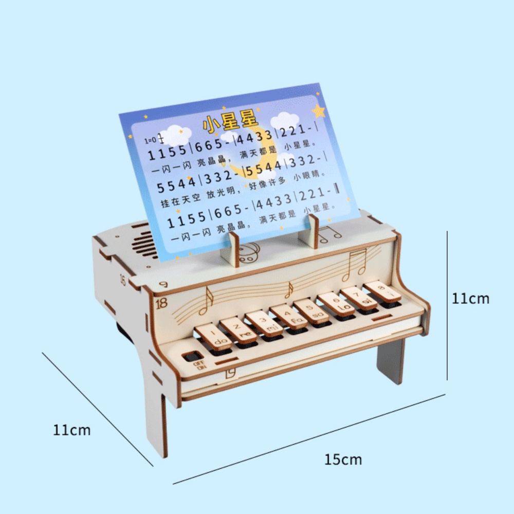DIY Ahşap Elektronik Piyano Mo - Diy Electronics Learning Kit incelemesi ve fiyatı