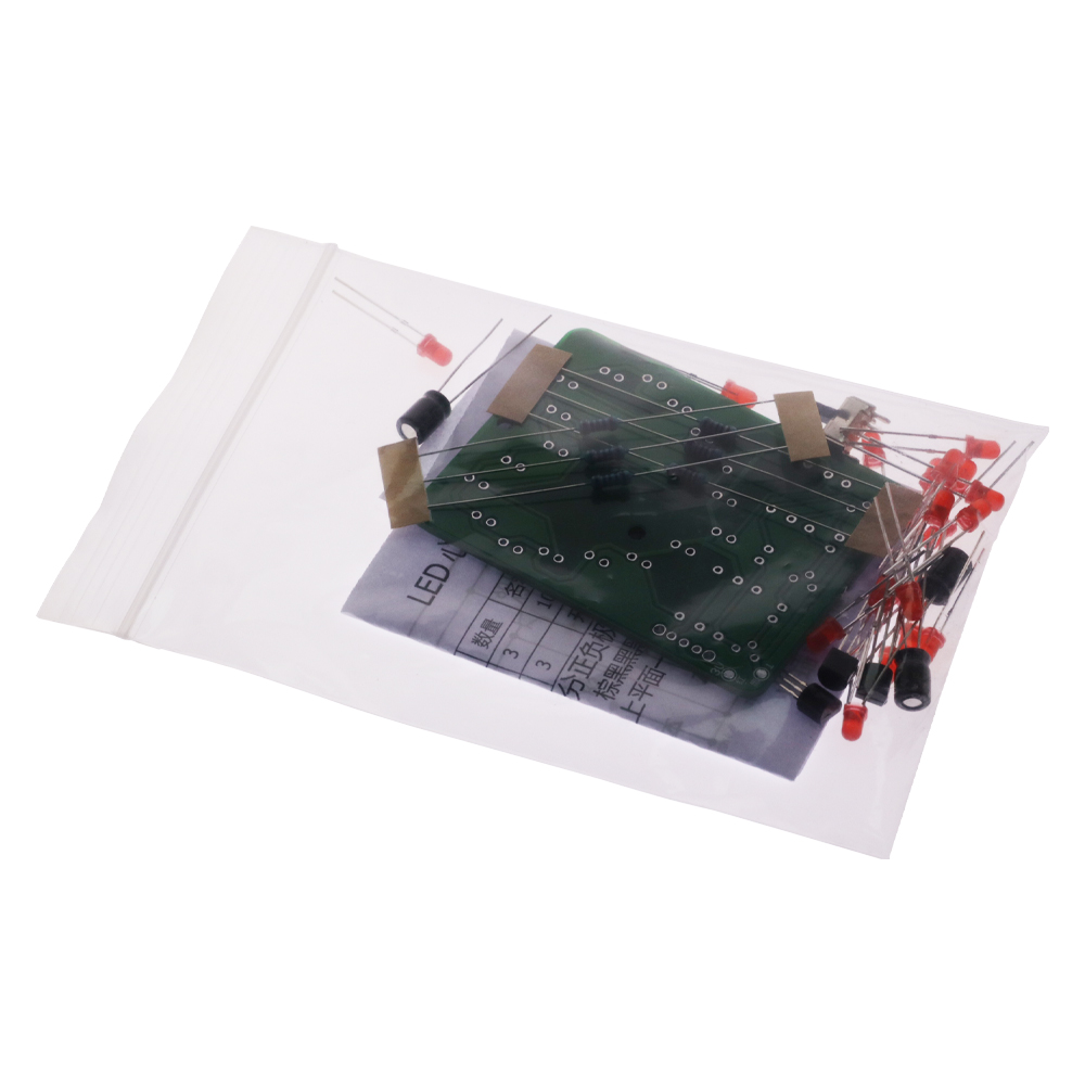 LED Kalp Şeklinde Çalışan Işık - Diy Electronics Learning Kit incelemesi ve fiyatı