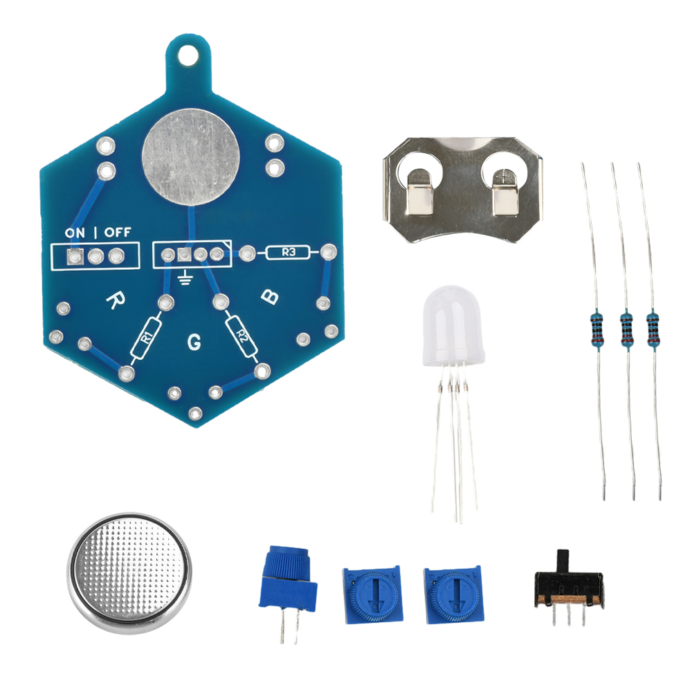 RGB LED Işık Devre Kartı Kayna - Diy Electronics Kits For Beginners incelemesi ve fiyatı