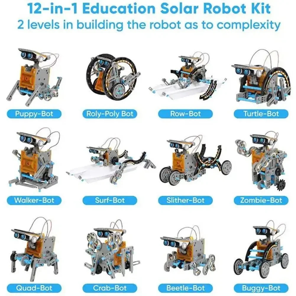 13 in 1 Güneş Enerjili Robot B - Diy Electronics Components incelemesi ve fiyatı